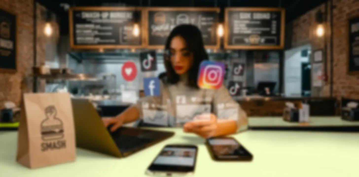 Restaurateur qui ma&icirc;trise les r&eacute;seaux sociaux et ajoute un bouton commander